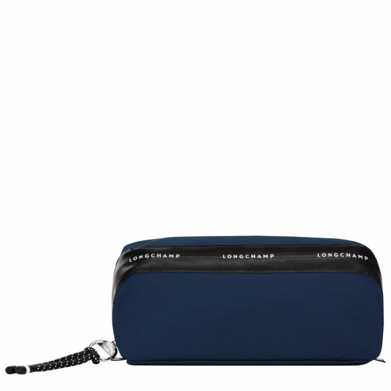 Women Navy Pouches & Cases Longchamp Le Pliage Energy Pouch Navy - Canvas