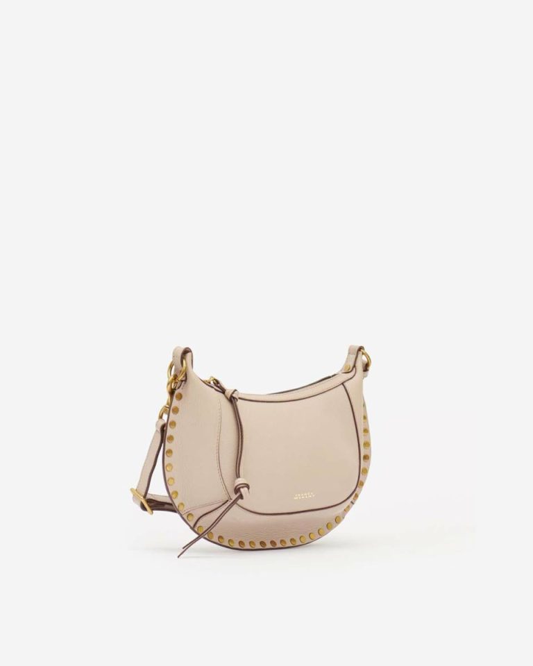 Women Oskan Moon Bag Isabel Marant Crossbody Bags Light Beige - Image 3
