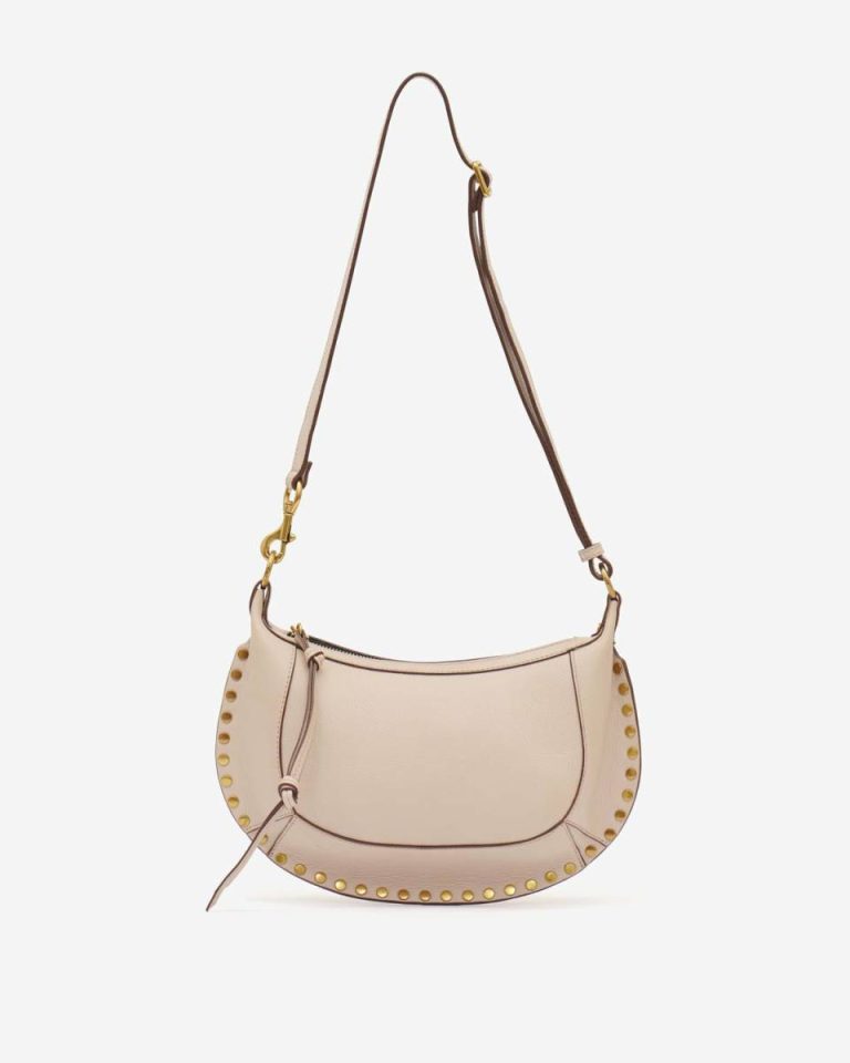Women Oskan Moon Bag Isabel Marant Crossbody Bags Light Beige - Image 5