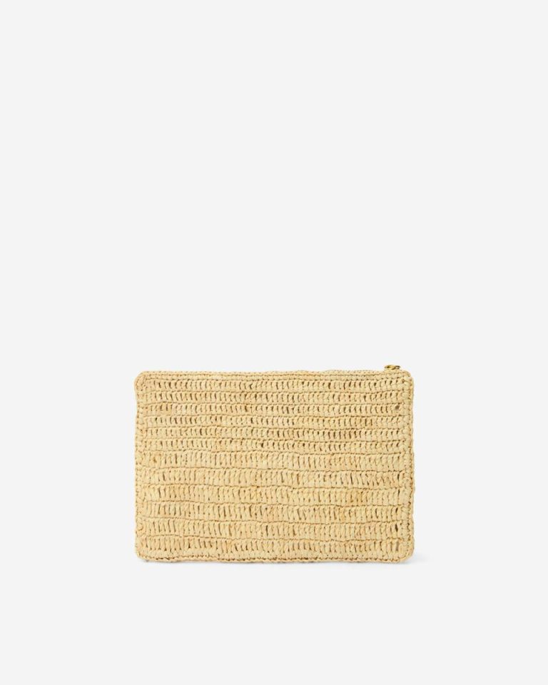 Women Praia Clutch Clutches & Small Leather Goods Natural/Pink Isabel Marant - Image 2