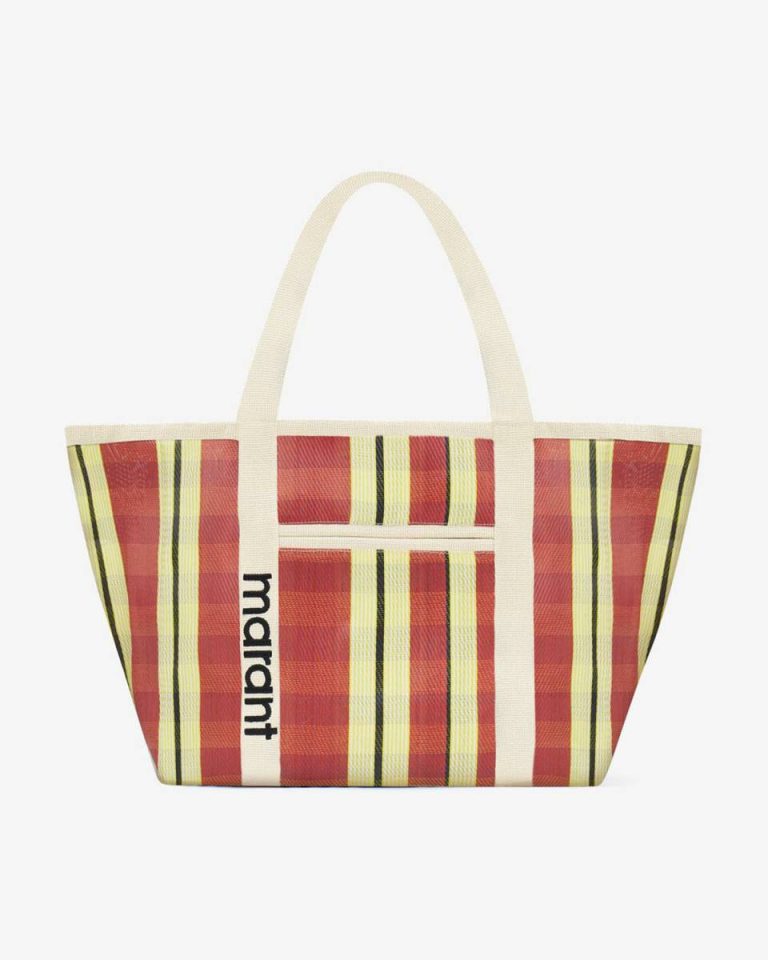 Women Red-Yellow Tote Bags Darwen Bag Isabel Marant - Image 3