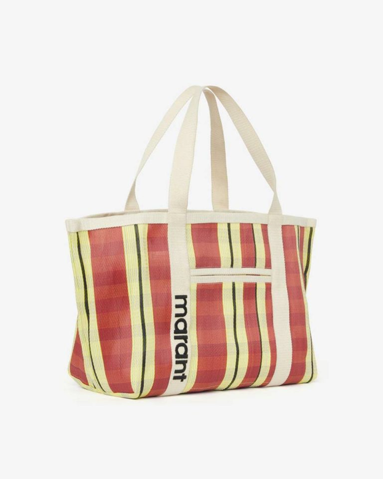 Women Red-Yellow Tote Bags Darwen Bag Isabel Marant