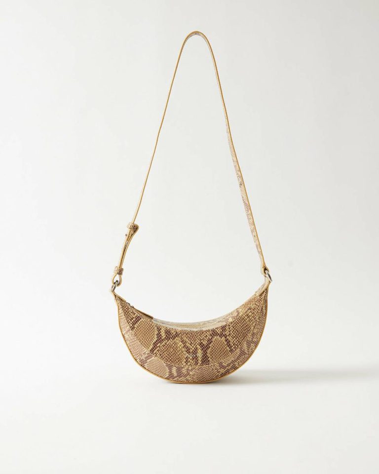 Women Rejina Pyo Petite Banana Bag Leather Print Snake Everyday - Image 2