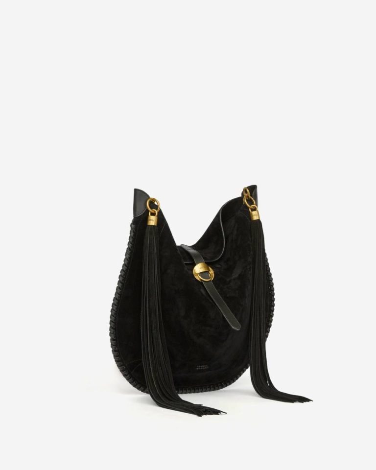 Women Shoulder Bags Black Isabel Marant Altay Soft Bag - Image 3