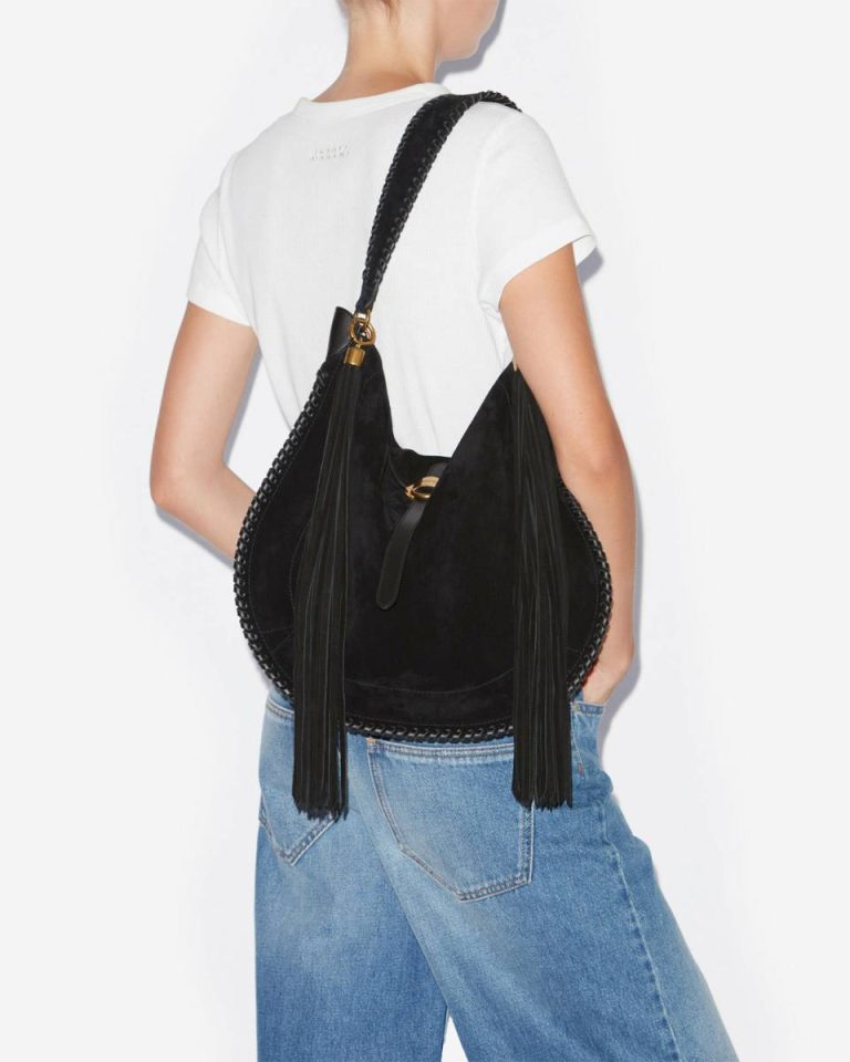 Women Shoulder Bags Black Isabel Marant Altay Soft Bag - Image 4