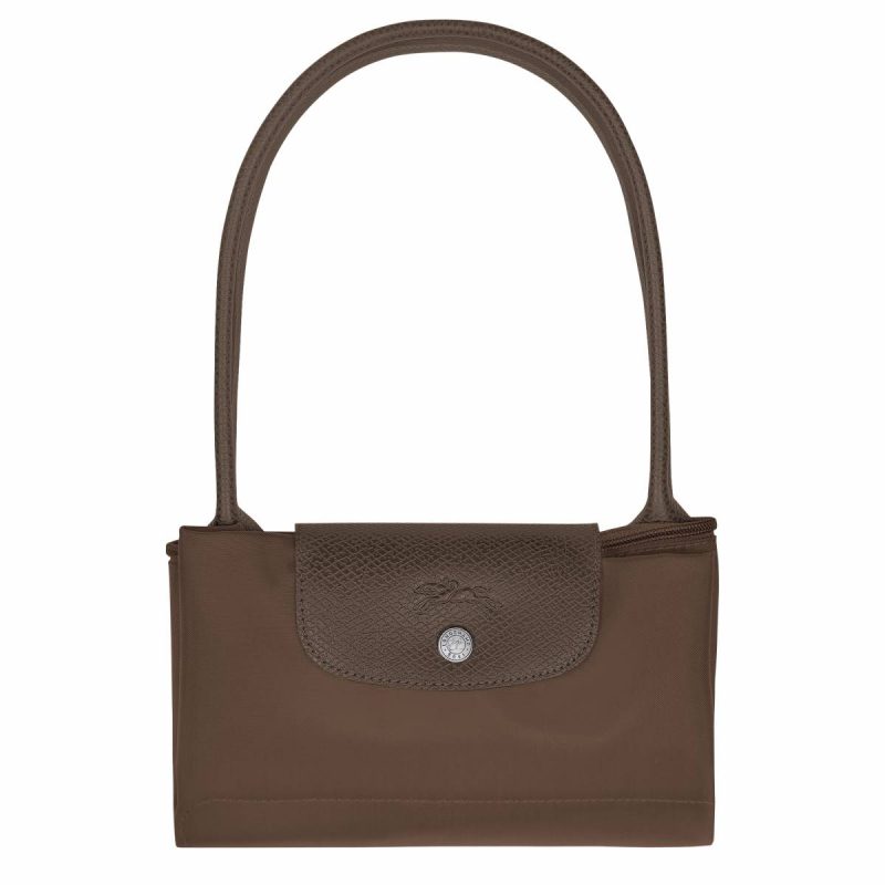 Women Shoulder Bags Longchamp Le Pliage Green M Tote Bag Terra - Recycled Canvas Terra - Image 5