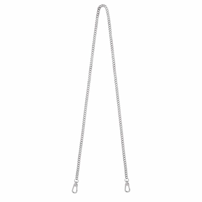 Women Silver Shoulder Straps Longchamp Chaîne Shoulder Strap Silver - Metal