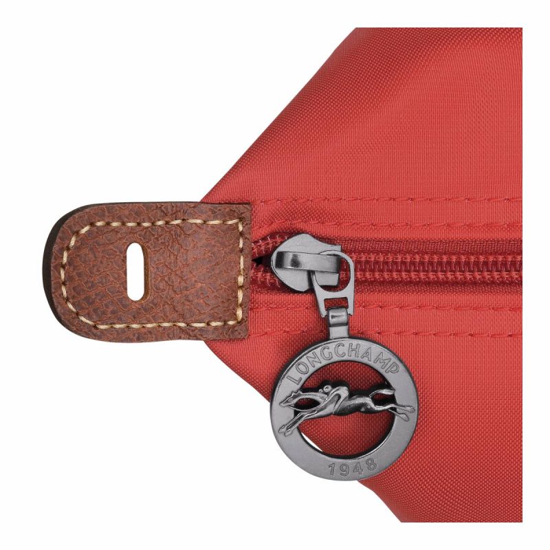 Women Tomato Longchamp Travel Bags Le Pliage Original L Travel Bag Tomato - Recycled Canvas - Image 5
