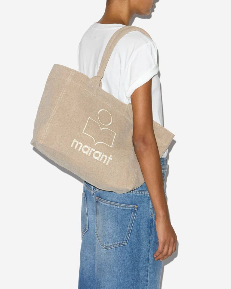 Women Tote Bags Beige Isabel Marant Yenky Zipped Bag - Image 4